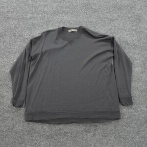 Icebreaker Sweater Womens XL Gray Wool Blend Crewneck Pullover Layer Hike Camp